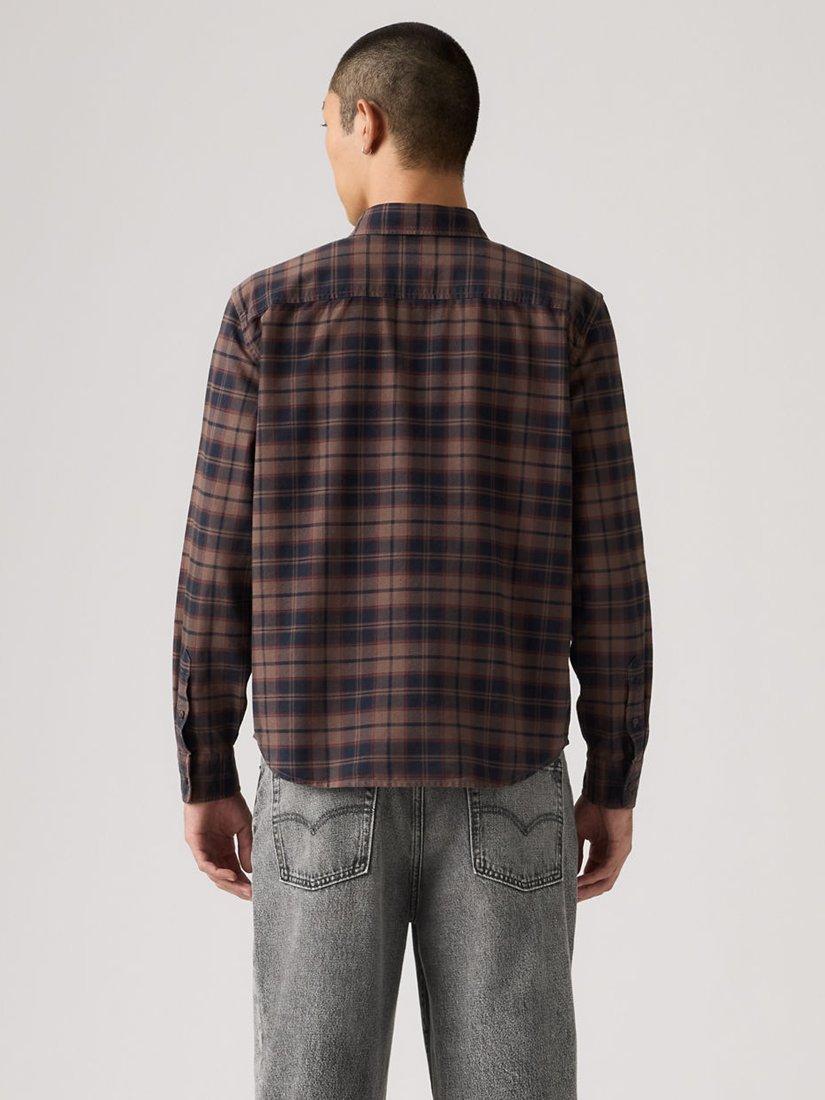 Product image 3 of 3, which shows Levi's Button Down Shirt, Chocolate, S