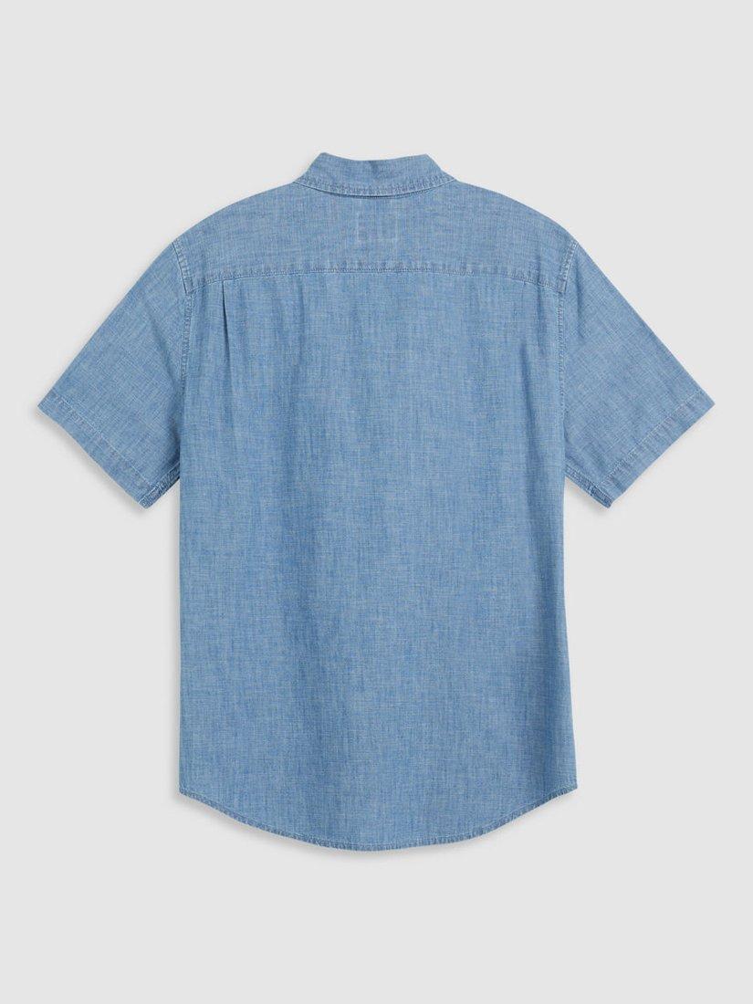 Product image 2 of 2, which shows Levi's Cotton Regular Fit Shirt, Sebastian Chambray Blue, S