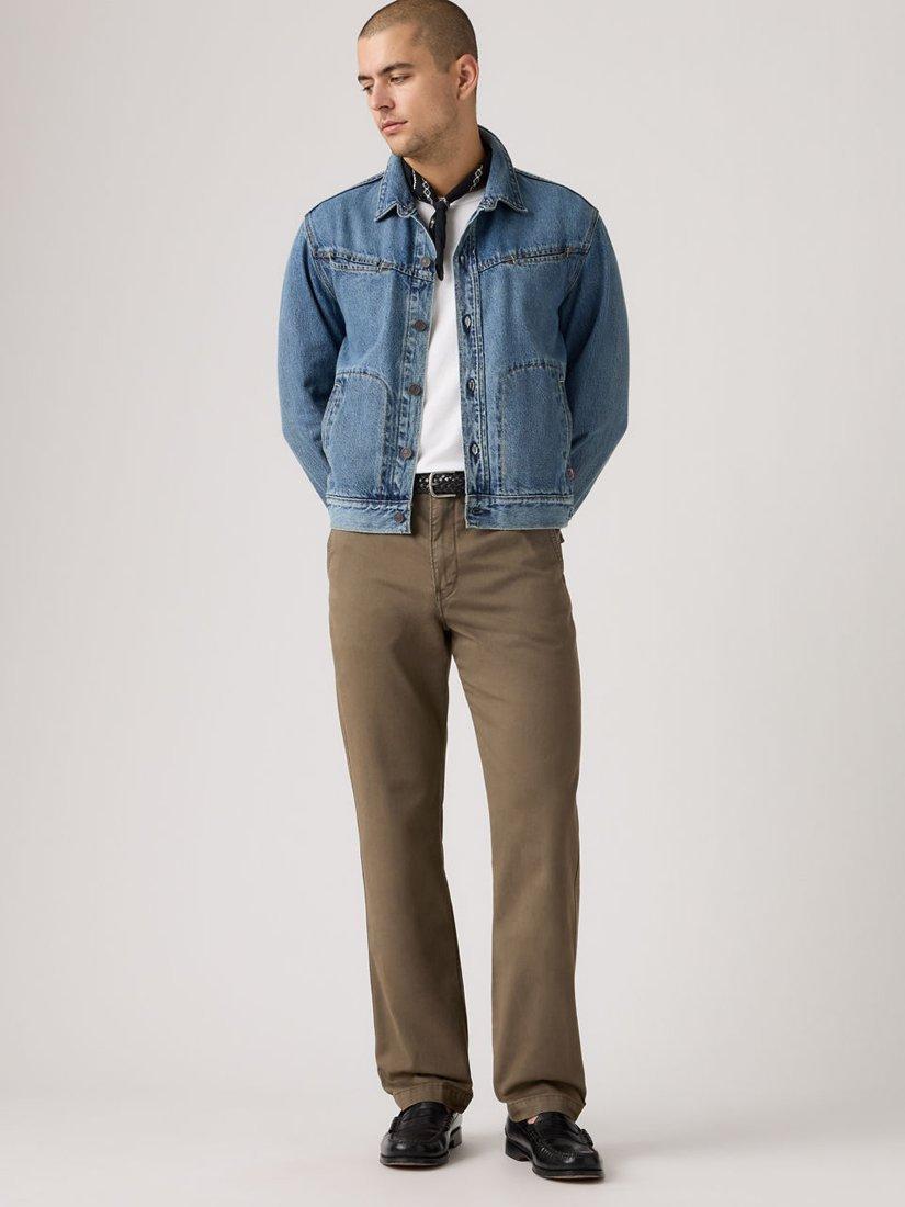 Product image 1 of 4, which shows Levi's Straight Fit XX Chinos, Brown Wash, 30S