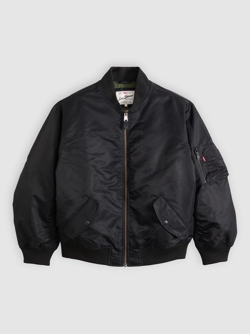 Product image 2 of 3, which shows Levi's Bomber Jacket, Jet Black, S