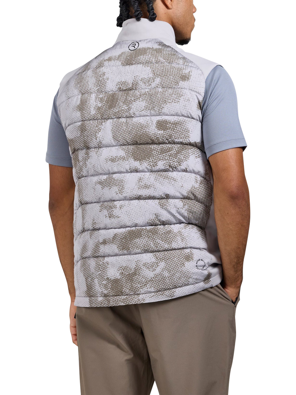 Product image 3 of 6, which shows REFLO Dochart Gilet, Vapor Khaki, XS
