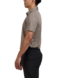 REFLO Men's Yamuna Polo Shirt, Dolomite Brown - view 2, Dolomite Brown