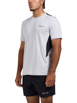 REFLO Men's Hudson Regular Fit Short Sleeve Sports T-Shirt, Vapor Khaki, Vapor Khaki