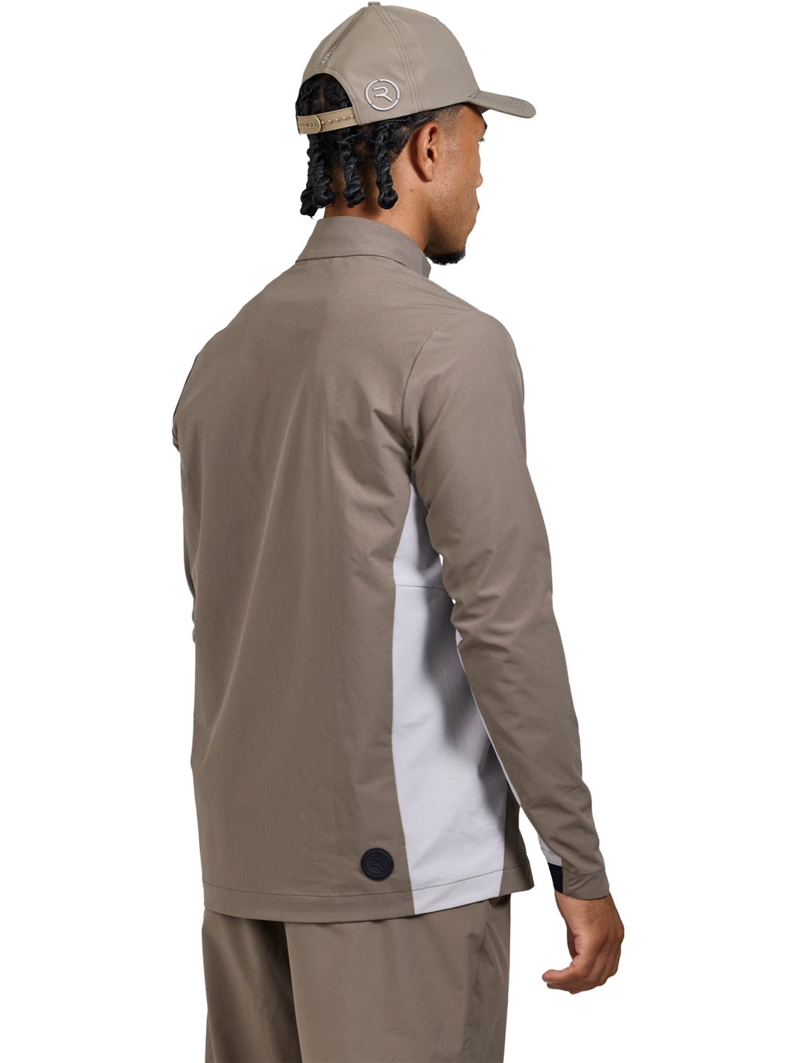 Product image 3 of 6, which shows REFLO Adda Lightweight Zip Jacket, Dolomite Brown, XXXL
