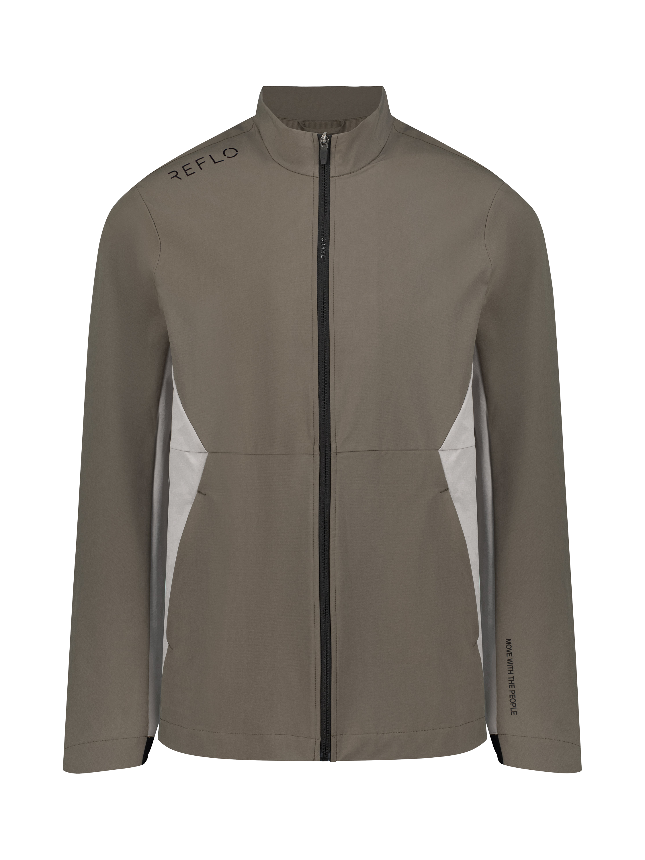 Product image 6 of 6, which shows REFLO Adda Lightweight Zip Jacket, Dolomite Brown, XXXL