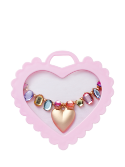 Stych Kids' Princess Heart Statement Necklace Gift Box, Multi, Multi