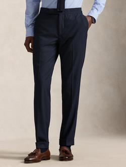 Ralph Lauren Woven Suit Trousers, Bright Navy/Multi, Bright Navy Multi
