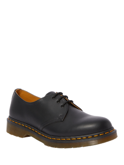 Dr. Martens1461 Leather 3-Eye Oxford Shoe, Black Smooth - view 2, Black Smooth