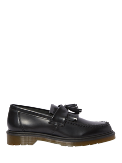 Dr. Martens Adrian Leather Tassel Loafers, Black Smooth