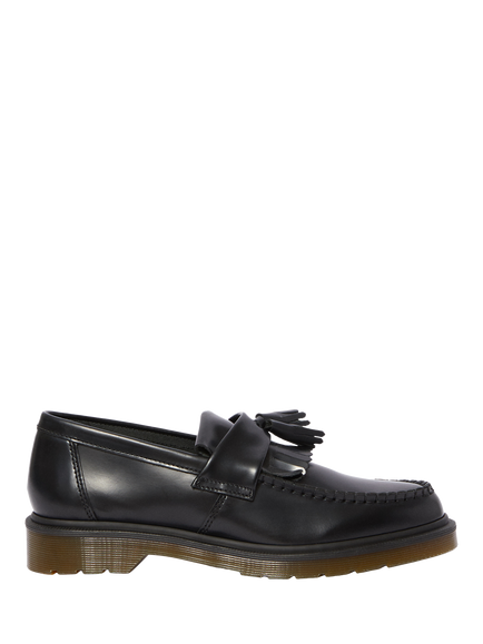 Dr. Martens Adrian Leather Tassel Loafers, Black Smooth