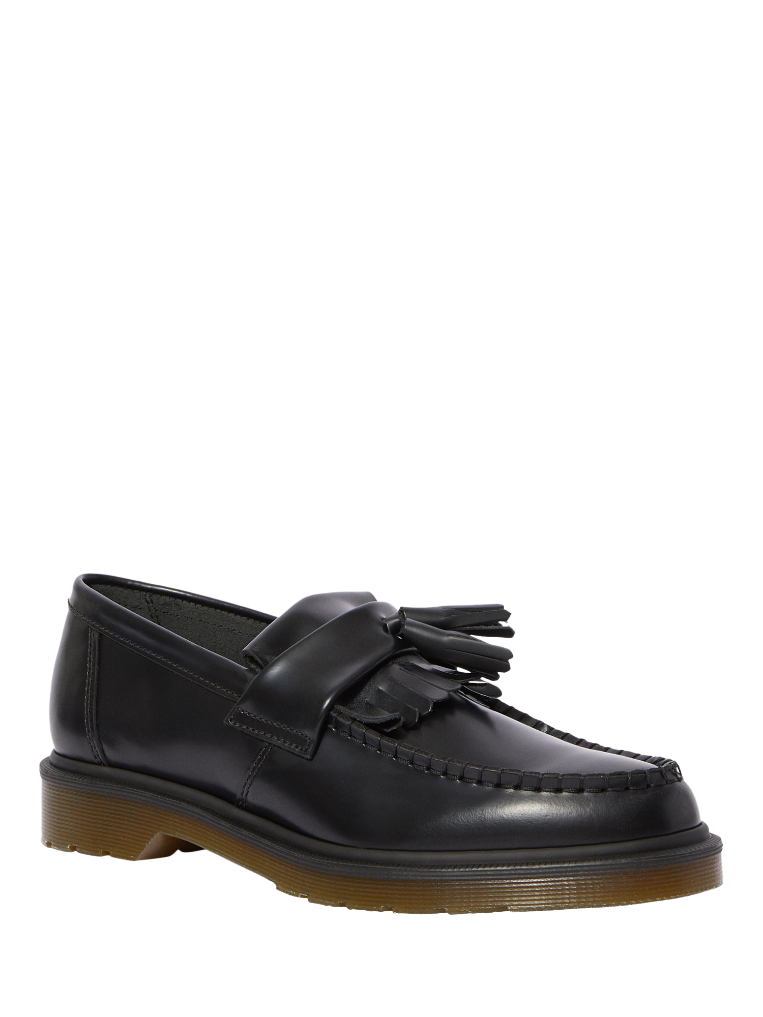 Product image 2 of 4, which shows Dr. Martens Adrian Leather Tassel Loafers, Black Smooth, 9
