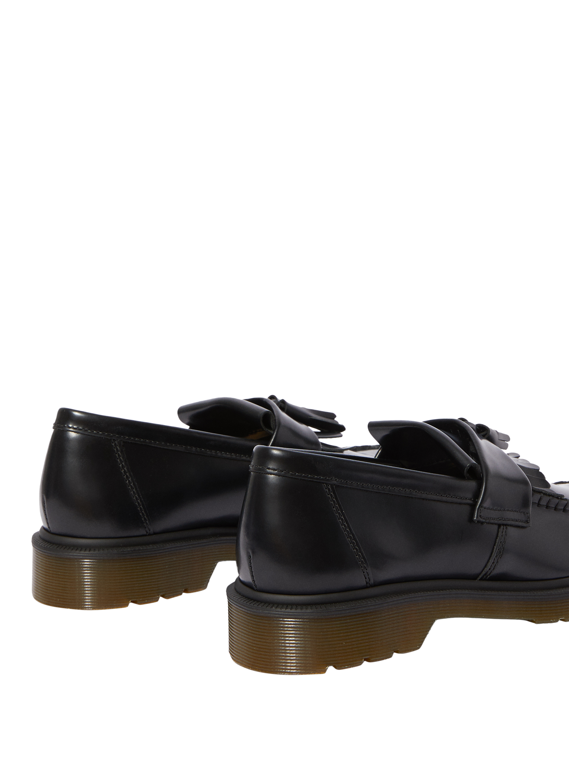 Product image 4 of 4, which shows Dr. Martens Adrian Leather Tassel Loafers, Black Smooth, 9