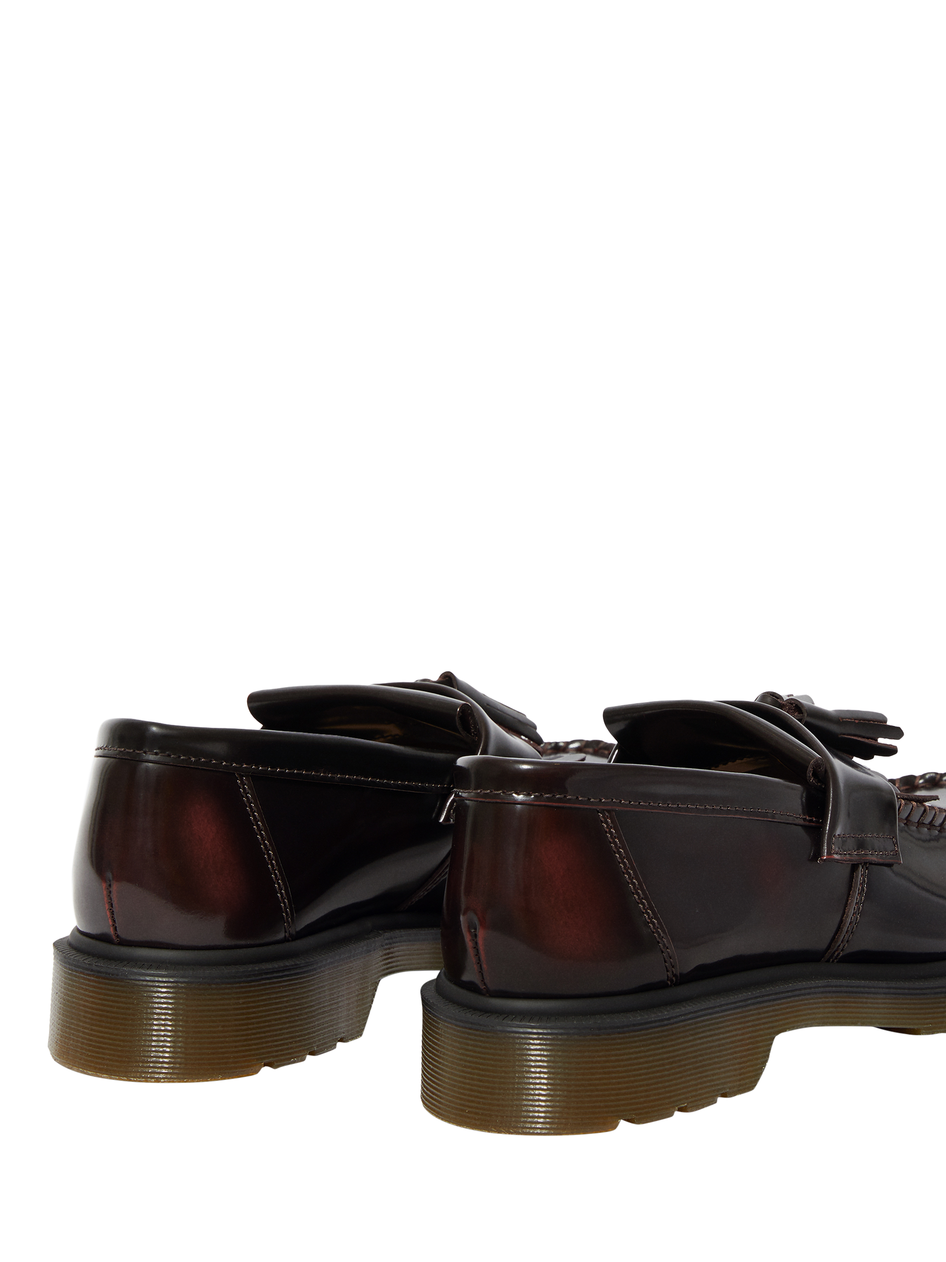 Product image 5 of 5, which shows Dr. Martens Adrian Leather Tassel Loafers, Cherry Red Arcadia, 7