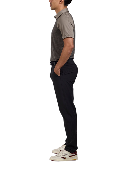 REFLO Men's Tummel Regular Fit Short Sleeve Golf Shirt, Dolomite Brown - view 2, Dolomite Brown