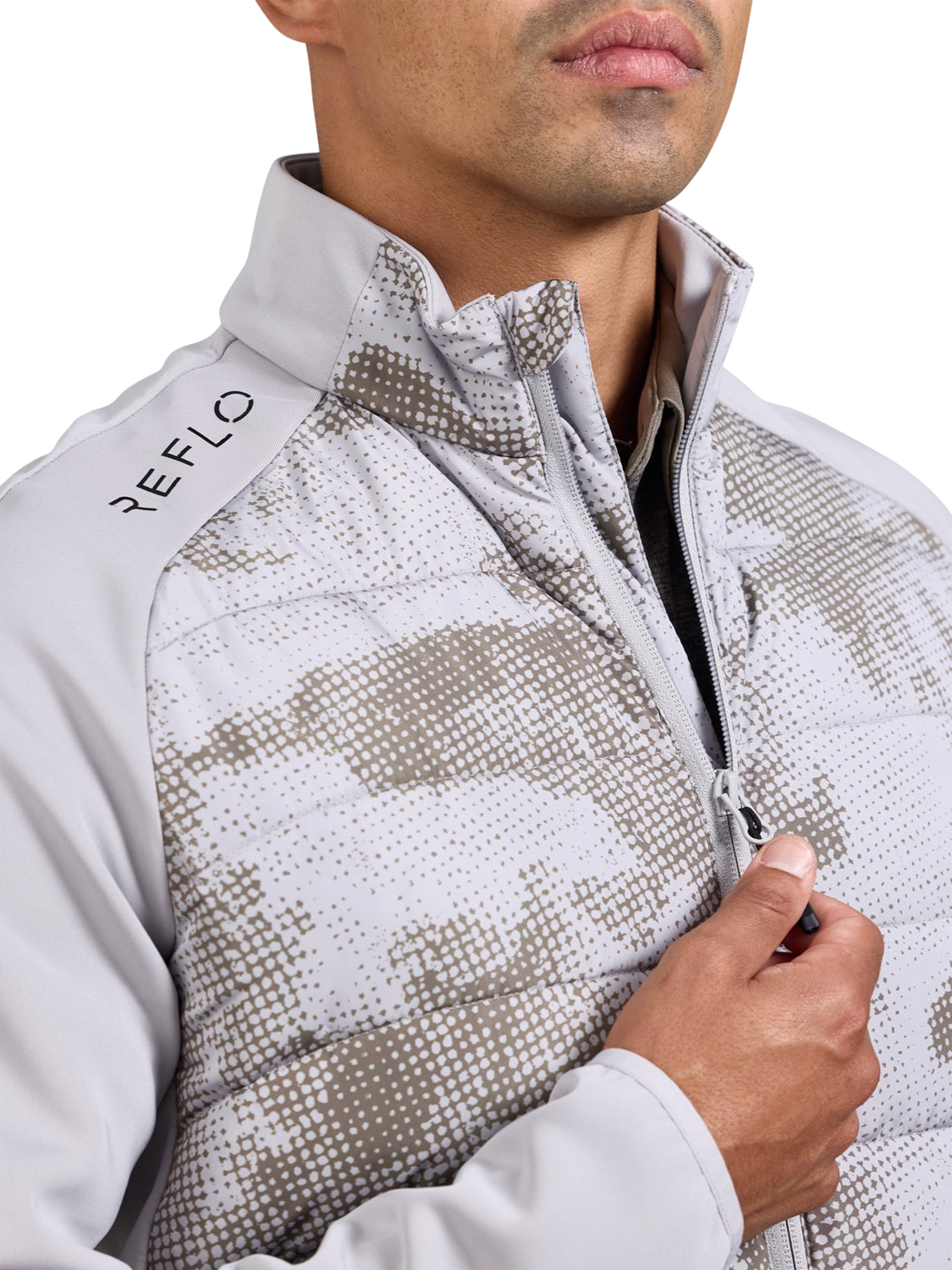 Product image 4 of 6, which shows REFLO Evenden Lightweight Jacket, Vapor Khaki, L