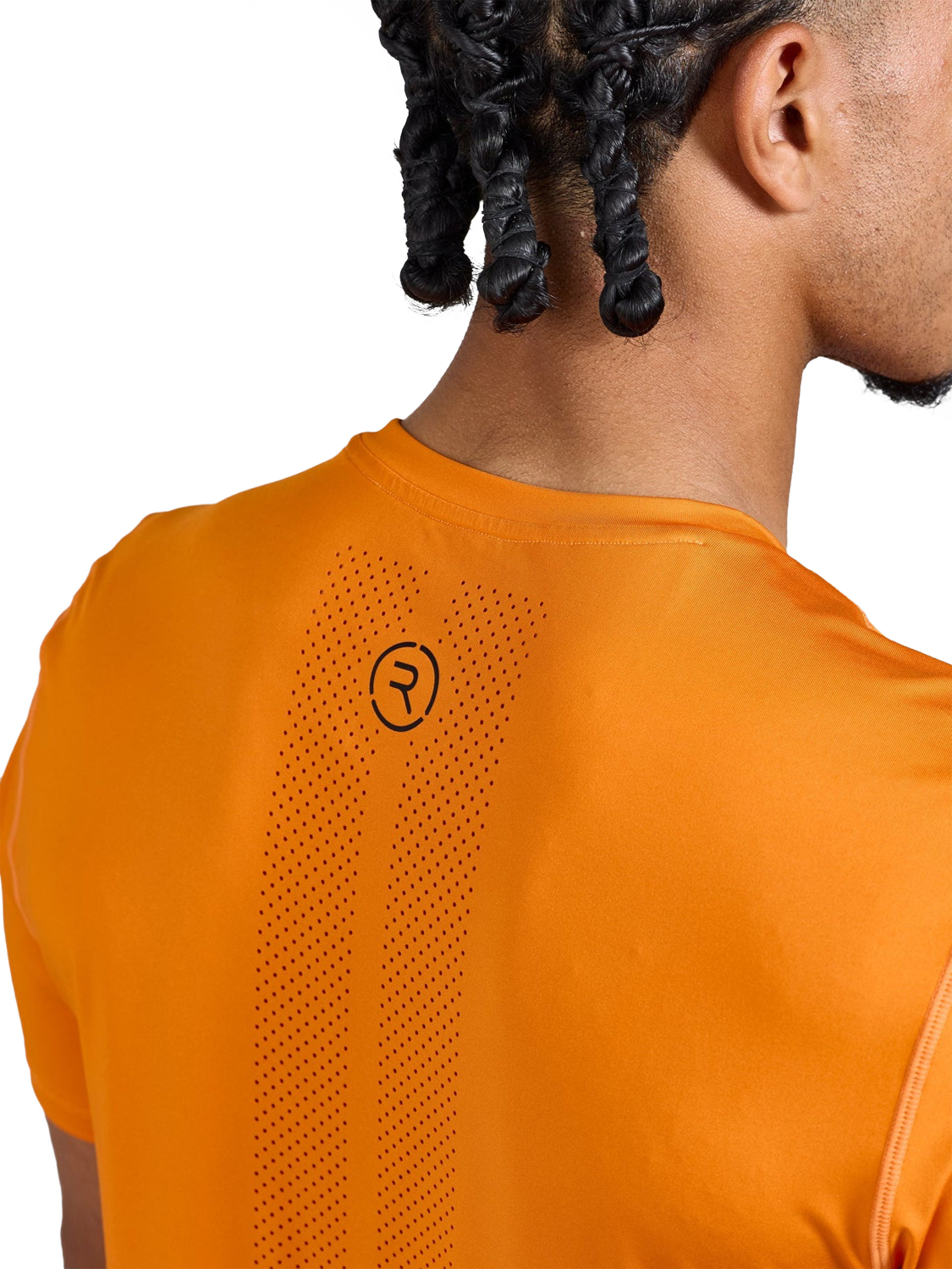 Product image 4 of 6, which shows REFLO Braan T-Shirt, Fiery Orange, XS