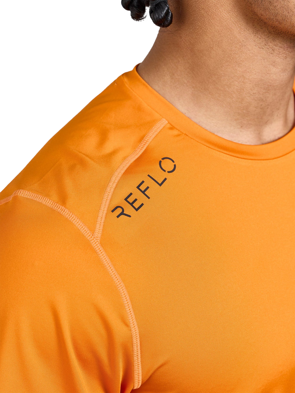 Product image 5 of 6, which shows REFLO Braan T-Shirt, Fiery Orange, XS