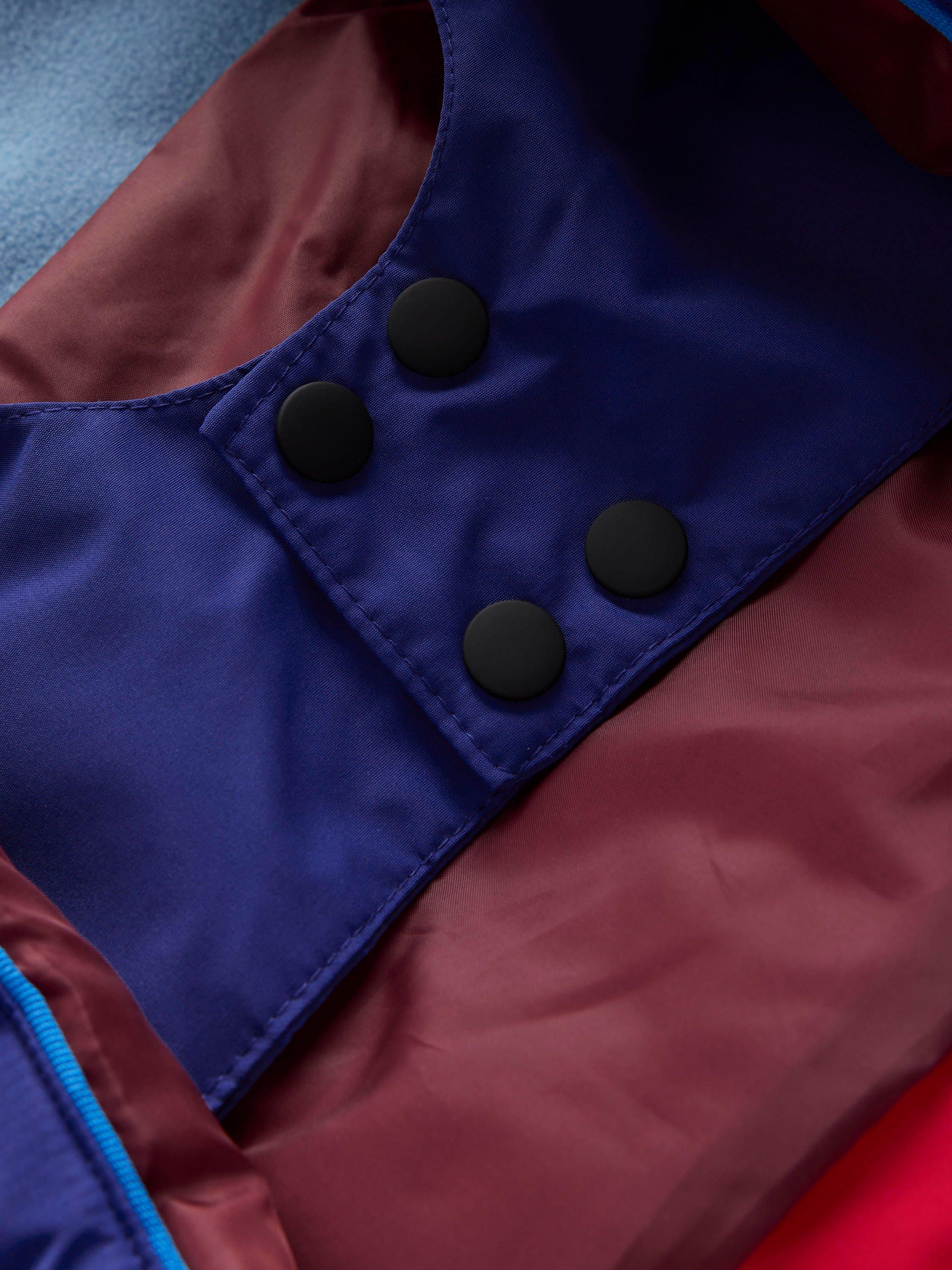 Product image 5 of 5, which shows Mini Boden Kids' All-weather Waterproof Coat, Red/Multi, 2-3 years