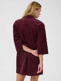 Part Two Sharri Corduroy Mini Dress, Tawny Port - view 2, Tawny Port