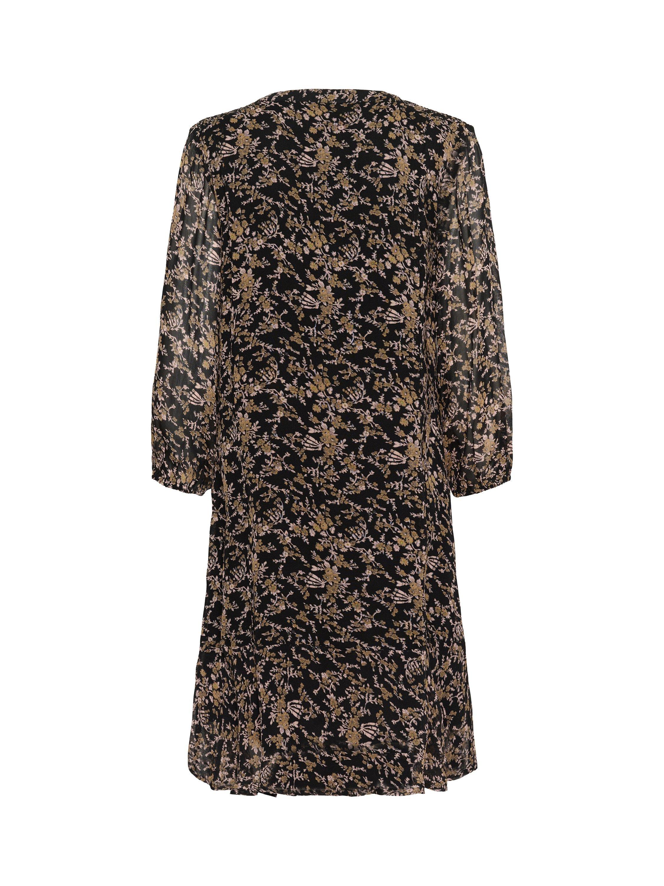 Product image 6 of 6, which shows Part Two Elkas Floral Dress, Black/Multi, 8