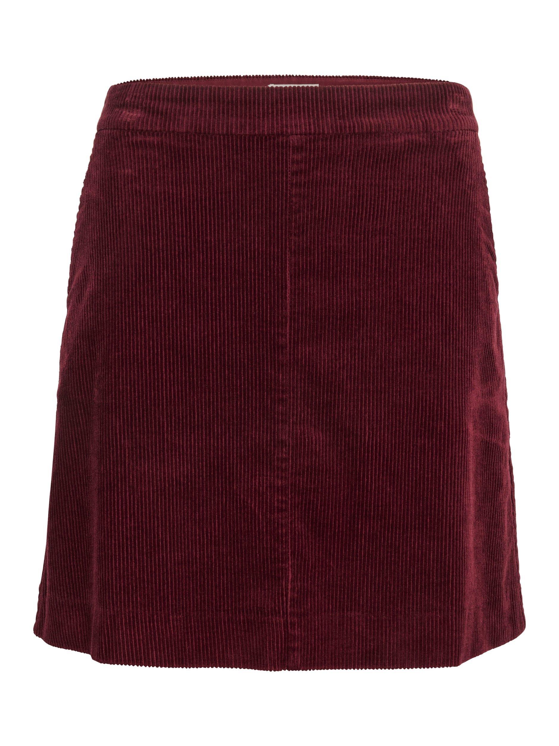 Product image 5 of 6, which shows Part Two Lings Corduroy Skirt, Tawny Port, 8