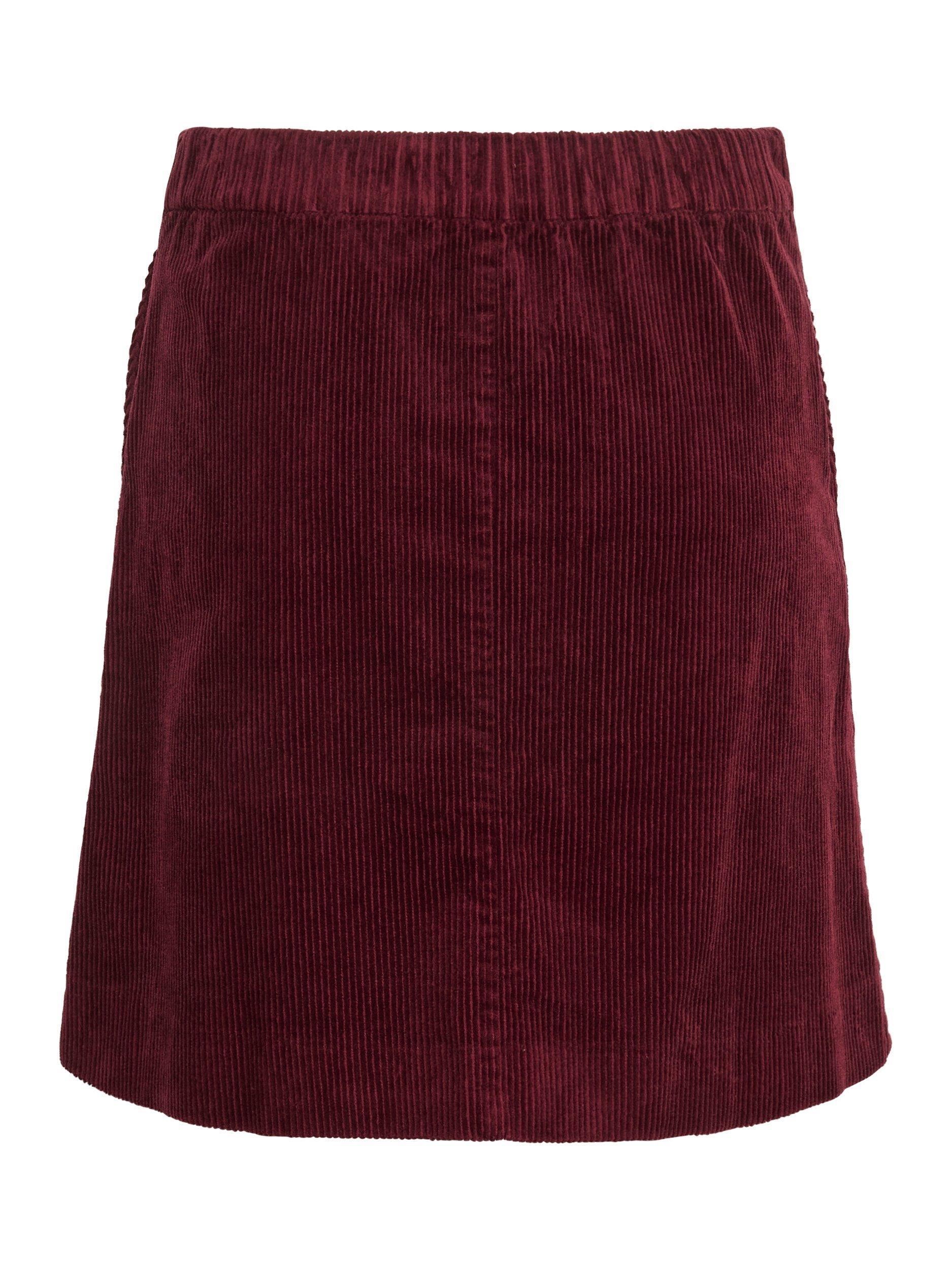 Product image 6 of 6, which shows Part Two Lings Corduroy Skirt, Tawny Port, 8