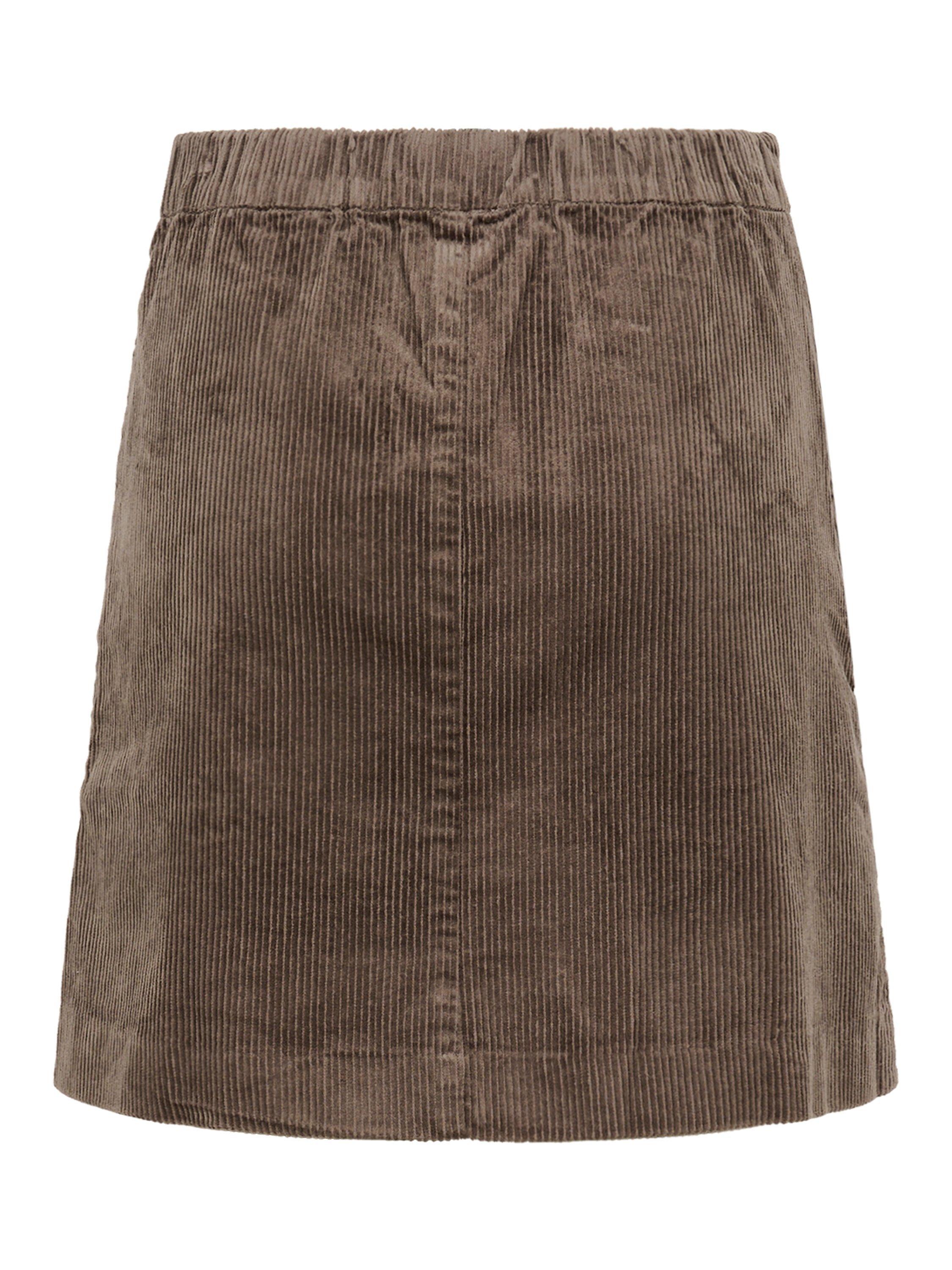 Product image 6 of 6, which shows Part Two Lings Corduroy Skirt, Falcon, 8