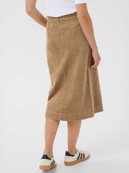 Part Two Shayla Corduroy Midi Skirt - view 2, Tiger's Eye