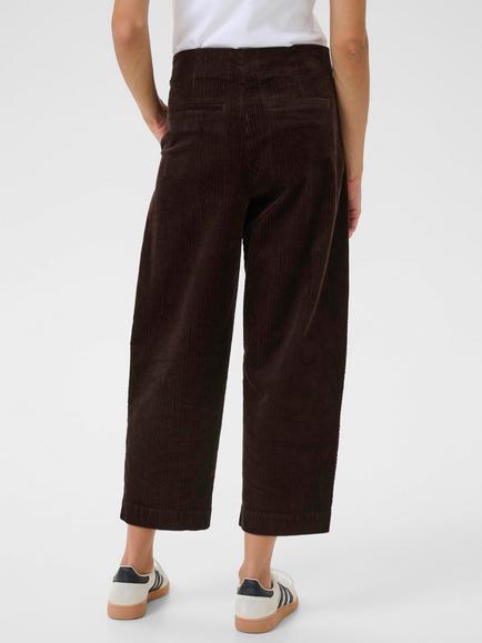 Part Two Netta Corduroy Trousers, Ganache - view 2, Ganache