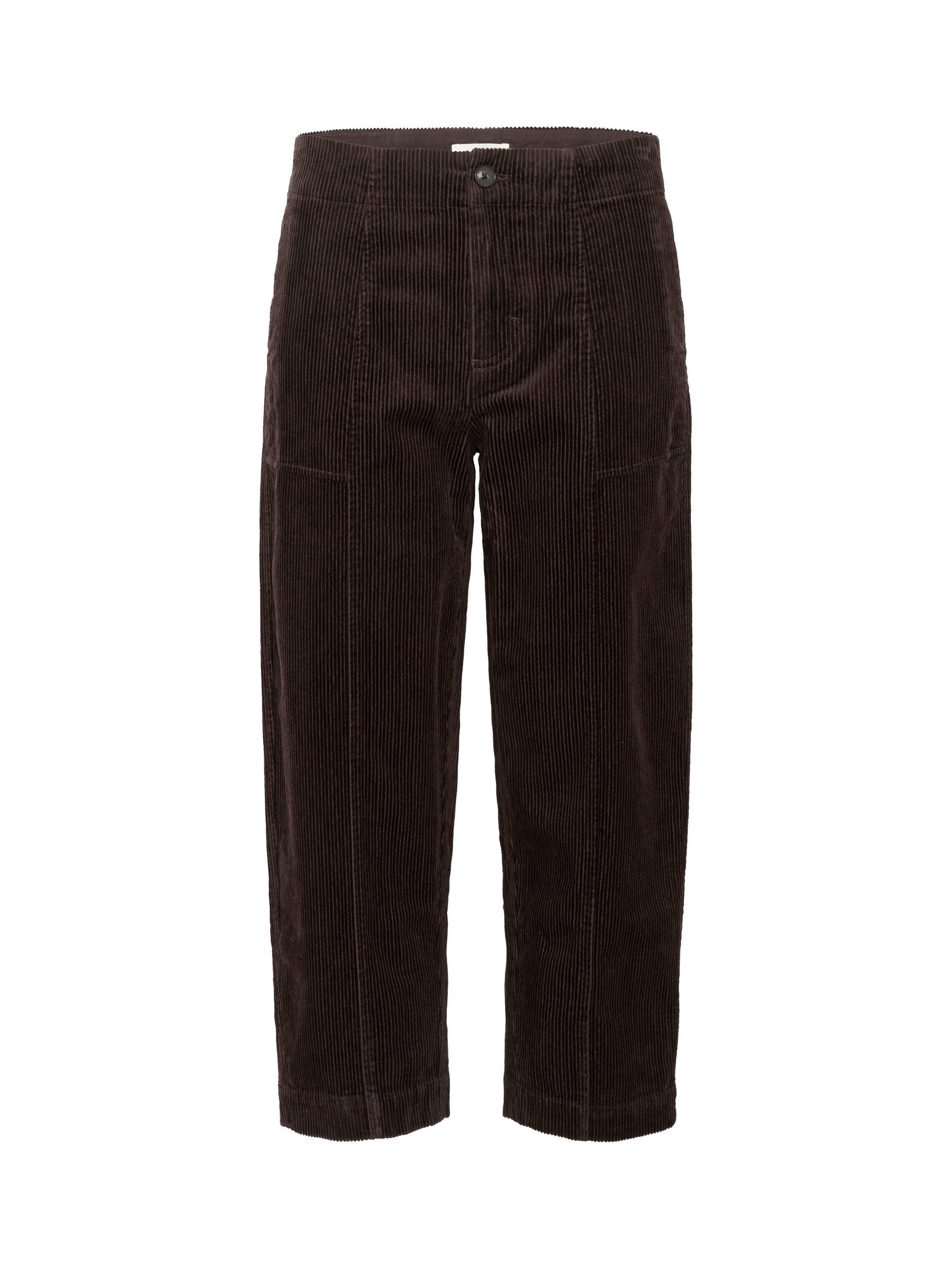 Product image 5 of 6, which shows Part Two Netta Corduroy Trousers, Ganache, 8