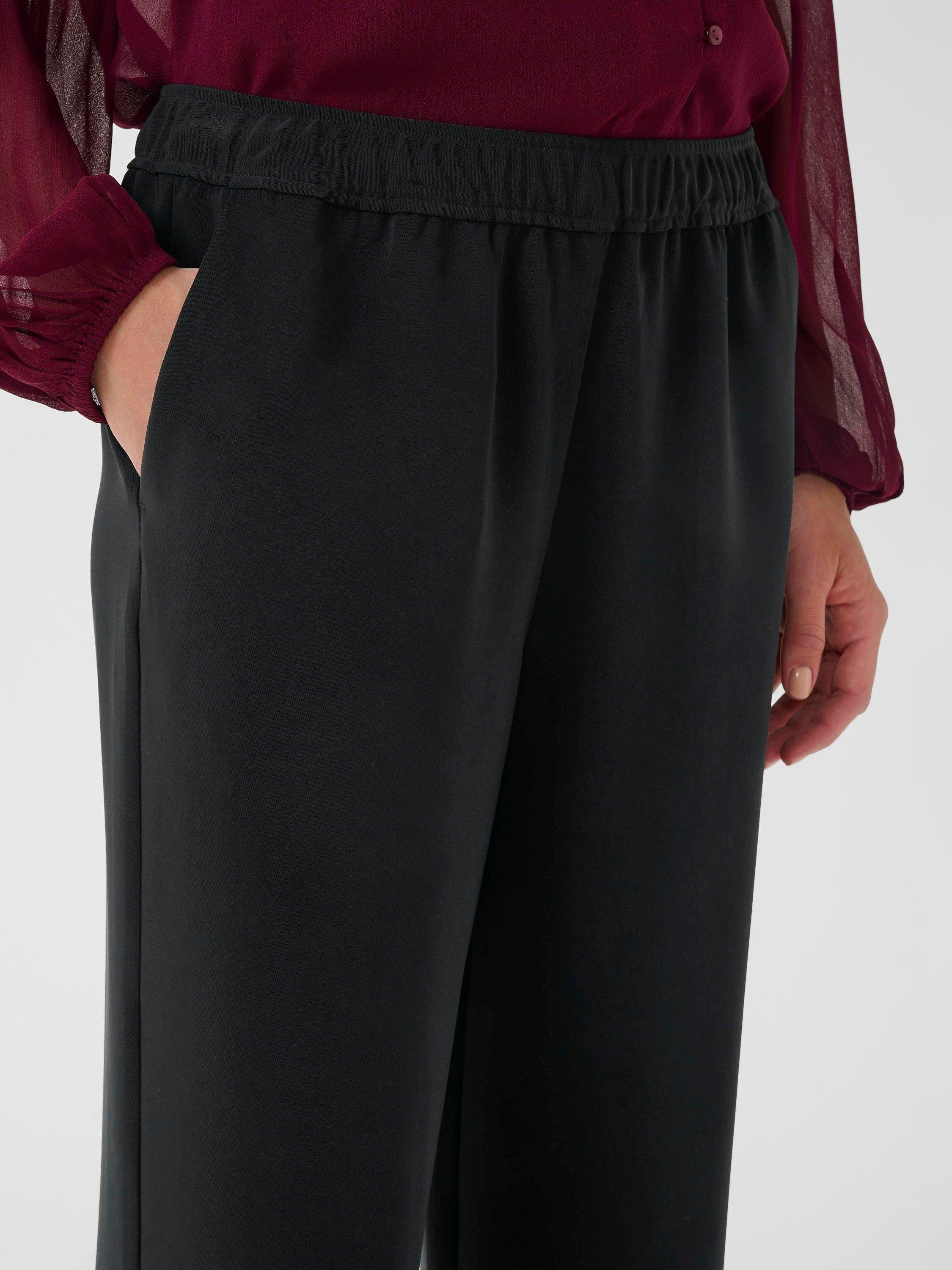 Product image 4 of 6, which shows Part Two Samra Relaxed Tailored Trousers, Black, 8