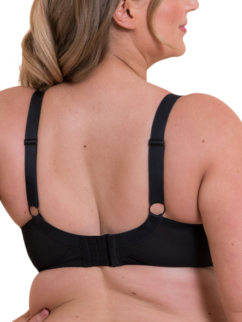 Product image 2 of 8, which shows Curvy Kate Lightstyle Underwired Plunge Bra, Black, 30E