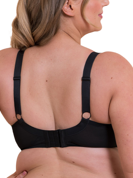 Curvy Kate Lightstyle Underwired Plunge Bra, Black - view 2, Black