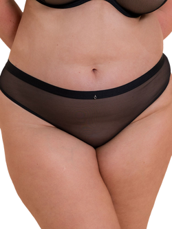 Curvy Kate Lightstyle Brazilian Knickers, Black, Black