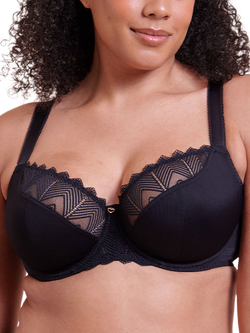Curvy Kate Wild One Underwired Balcony Bra, Black, Black