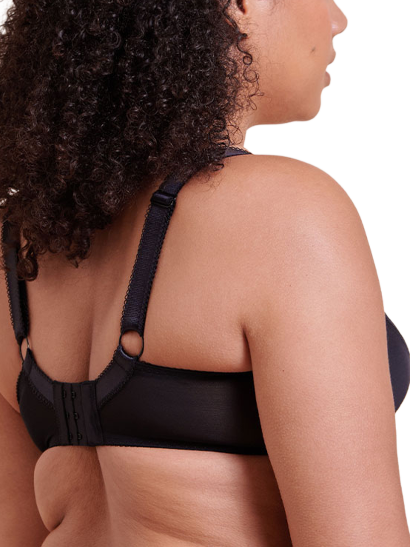 Product image 2 of 7, which shows Curvy Kate Wild One Underwired Balcony Bra, Black, 32E