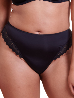 Curvy Kate Wild One Brazilian Knickers, Black, Black