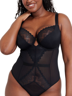 Curvy Kate Wild One Balcony Body, Black - view 2, Black