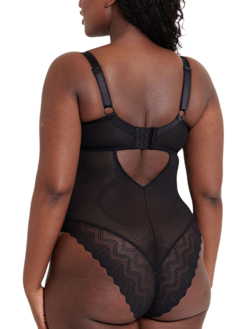 Product image 3 of 6, which shows Curvy Kate Wild One Balcony Body, Black, 42E