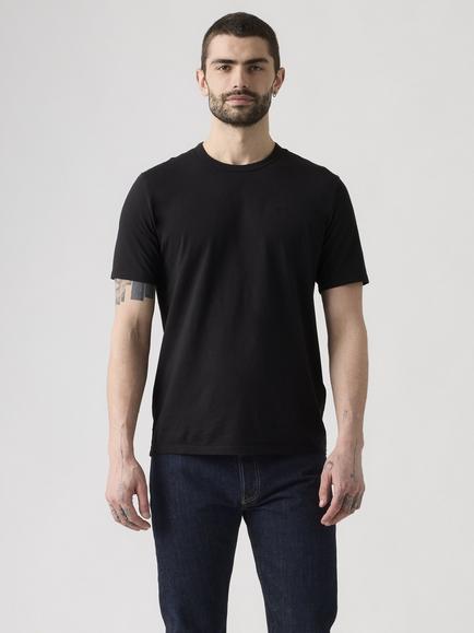 Levi's Original Crew Neck Cotton T-Shirt, Mineral Black, Mineral Black