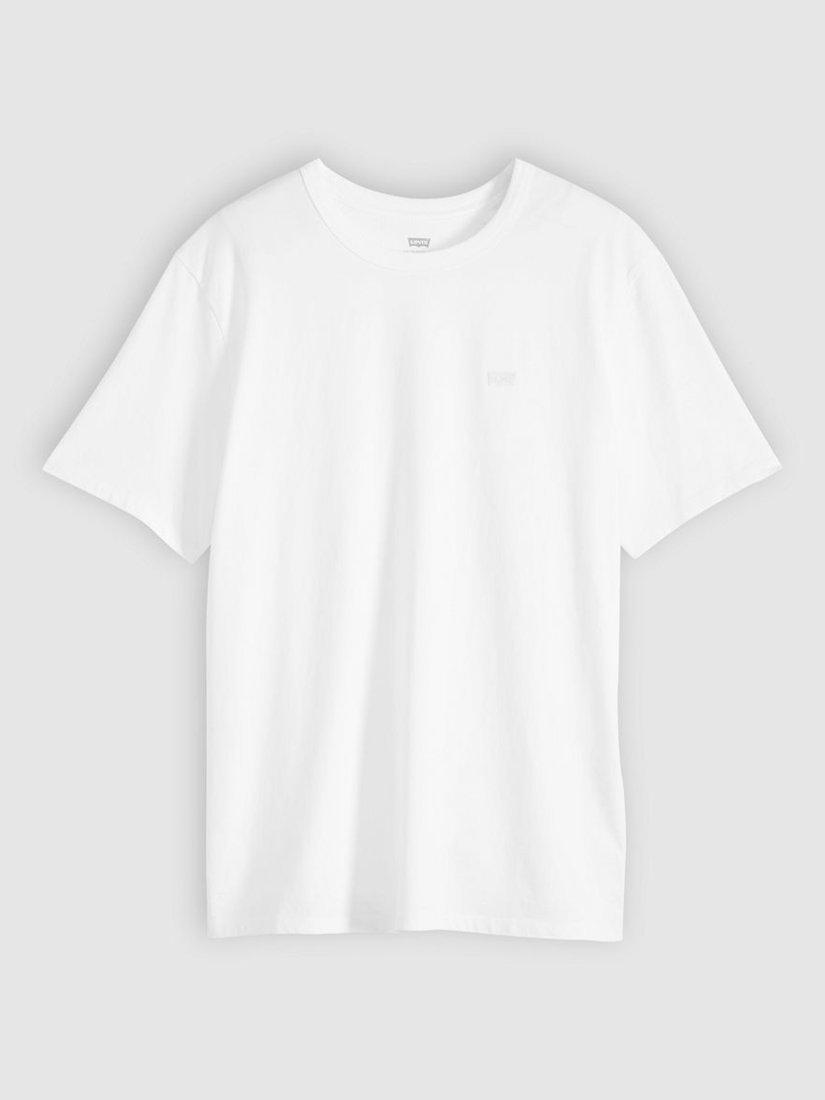 Product image 1 of 1, which shows Levi's Original Crew Neck Cotton T-Shirt, Bright White, S
