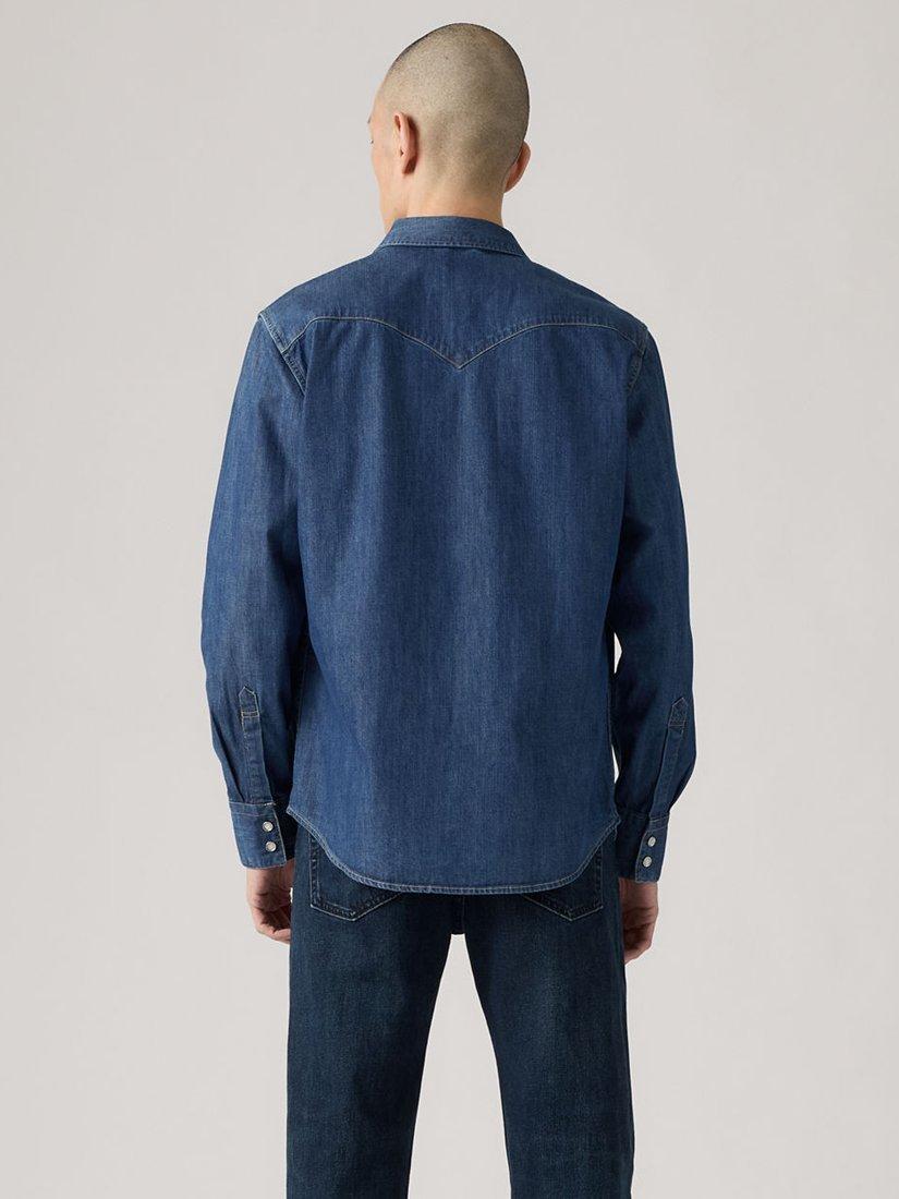 Product image 2 of 3, which shows Levi's Barstow Denim Shirt, Lower Haight, S