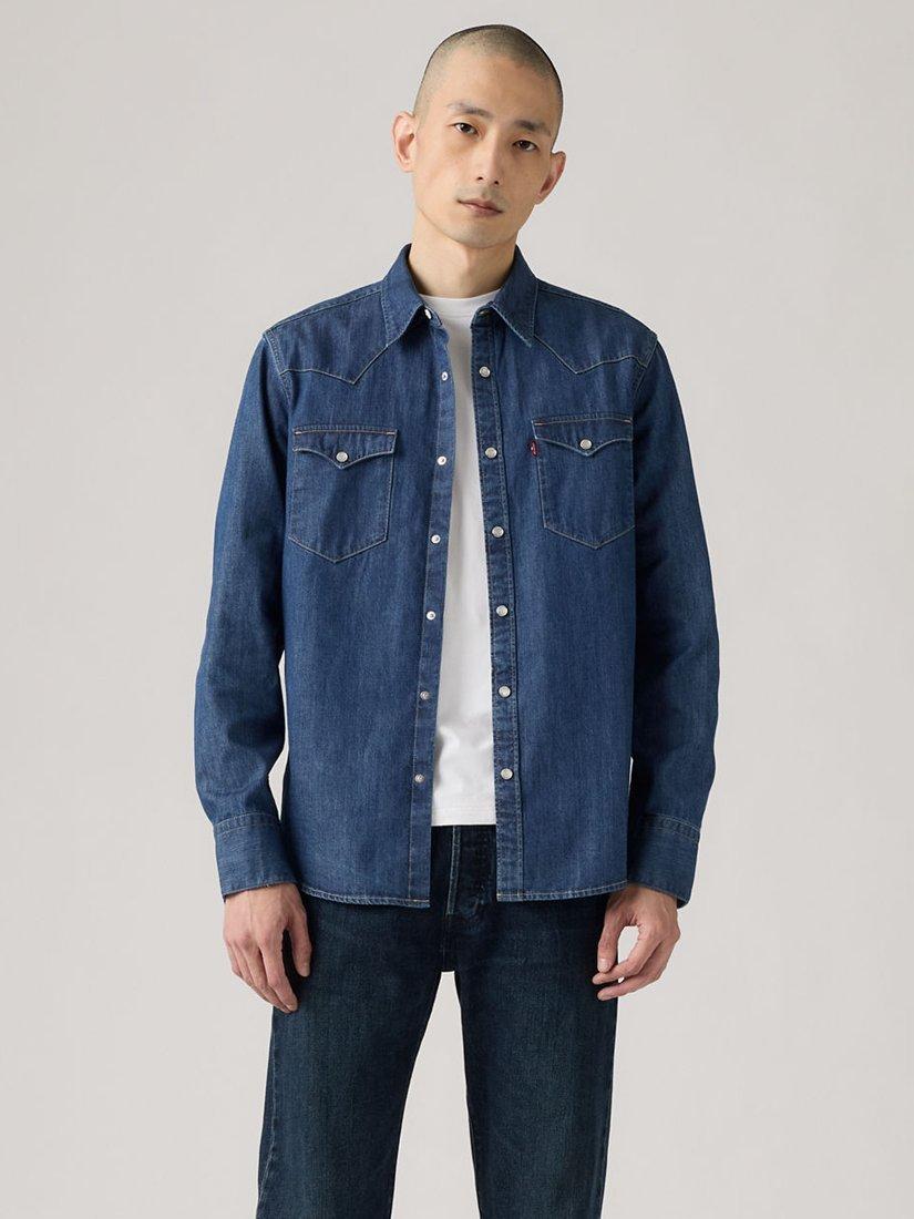 Product image 3 of 3, which shows Levi's Barstow Denim Shirt, Lower Haight, S