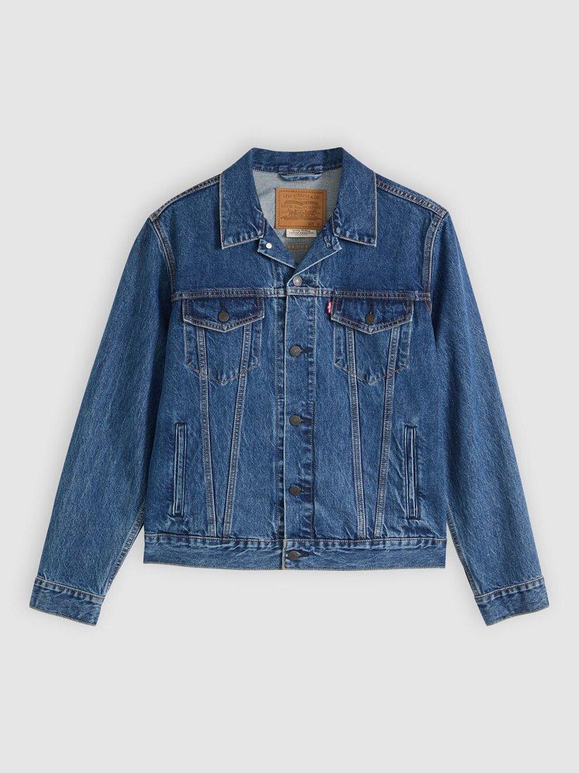 Product image 3 of 3, which shows Levi's The Trucker Denim Jacket, Million Dollar, S
