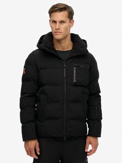 Superdry Padded Ski Jacket, Black, Black
