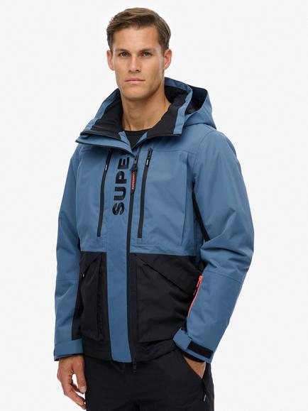 Superdry Ultimate Freestyle Ski Jacket, Dry Slate Blue
