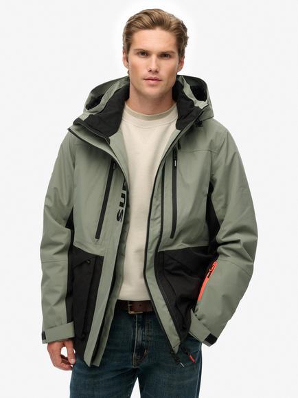 Superdry Ultimate Freestyle Ski Jacket, Freestyle Green