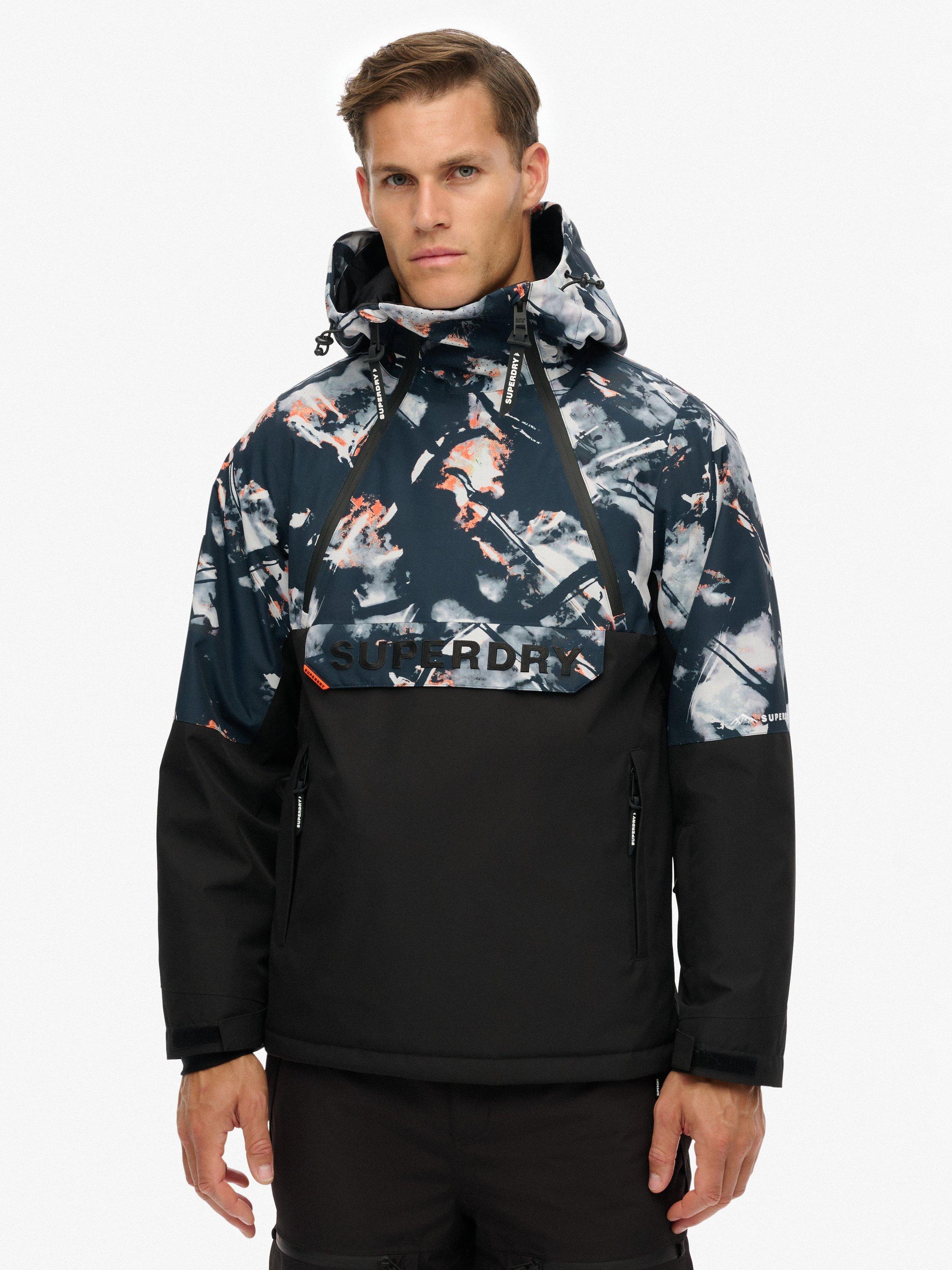Product image 1 of 1, which shows Superdry Freestyle Overhead Ski Jacket, Subway Tag Print, XL