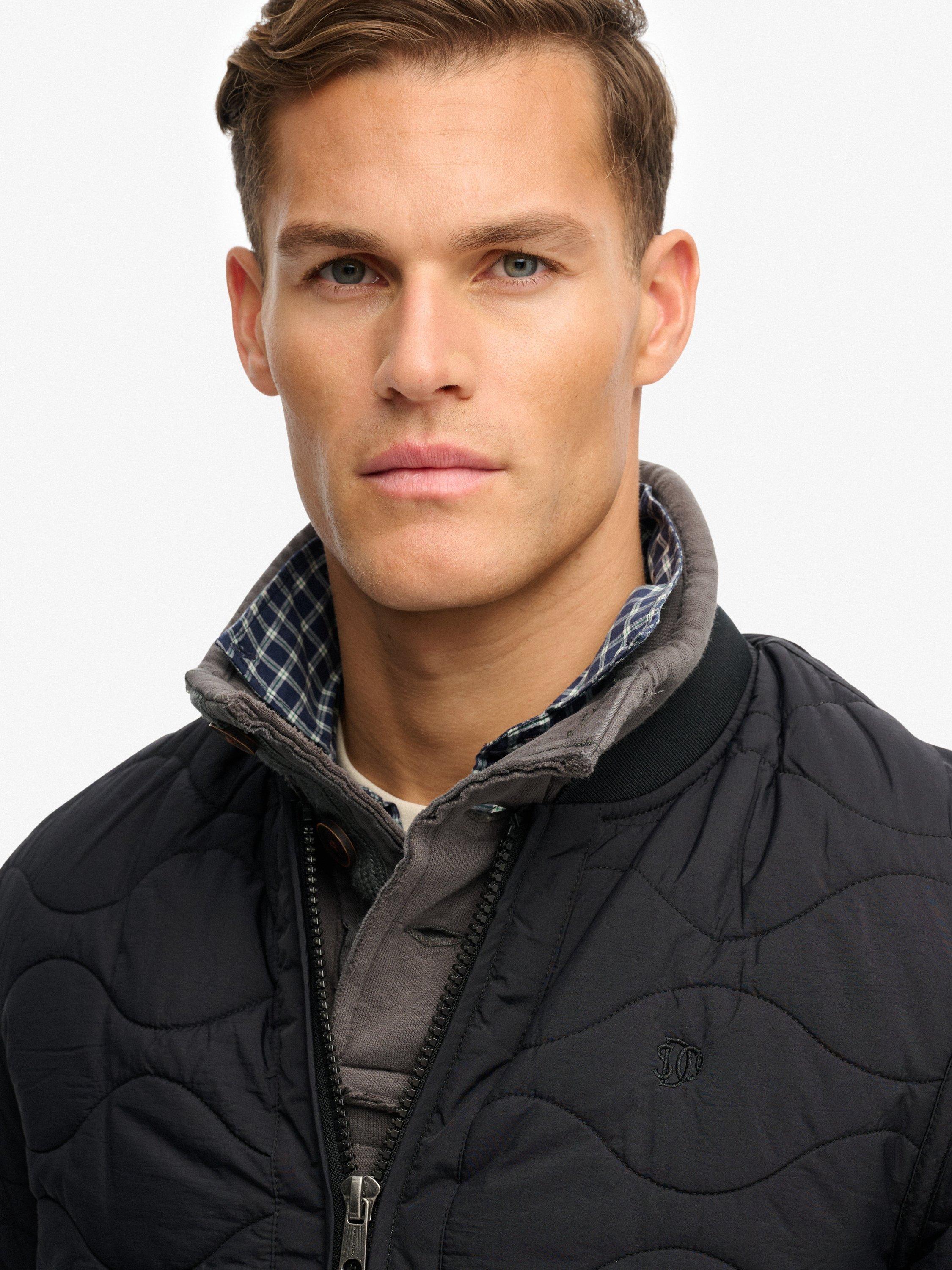 Product image 6 of 6, which shows Superdry Military Liner Jacket, Jet Black, XXL