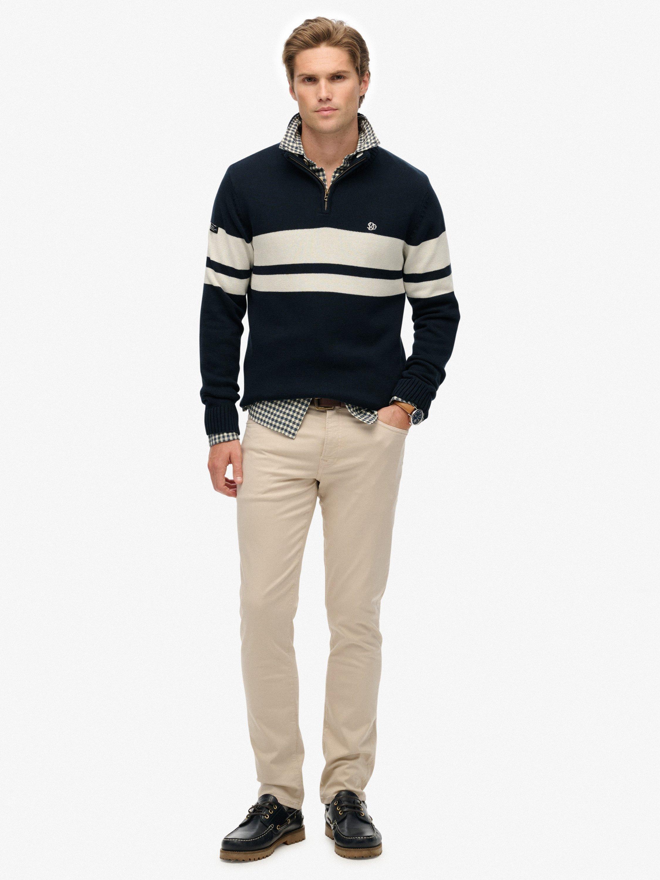 Product image 1 of 1, which shows Superdry Slim Fit Jeans, Stone, W30/L32